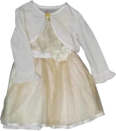 gold cardigan dress
