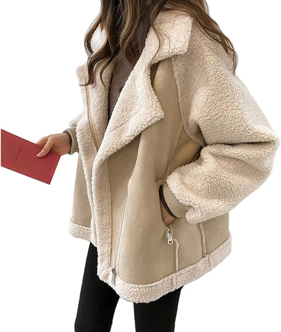 Amazon 柚月 アウター コート フライト ボア ジャケット 防寒着 秋 冬 レディース 暖かい コート ジャケット 通販