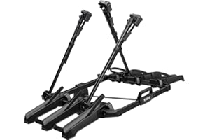Thule Outpace 3 Bike Hitch Rack, Compact & Light, Folding Platform Design, Fits Most Bike Styles, 110lb Capacity, 2" & 1.25" 