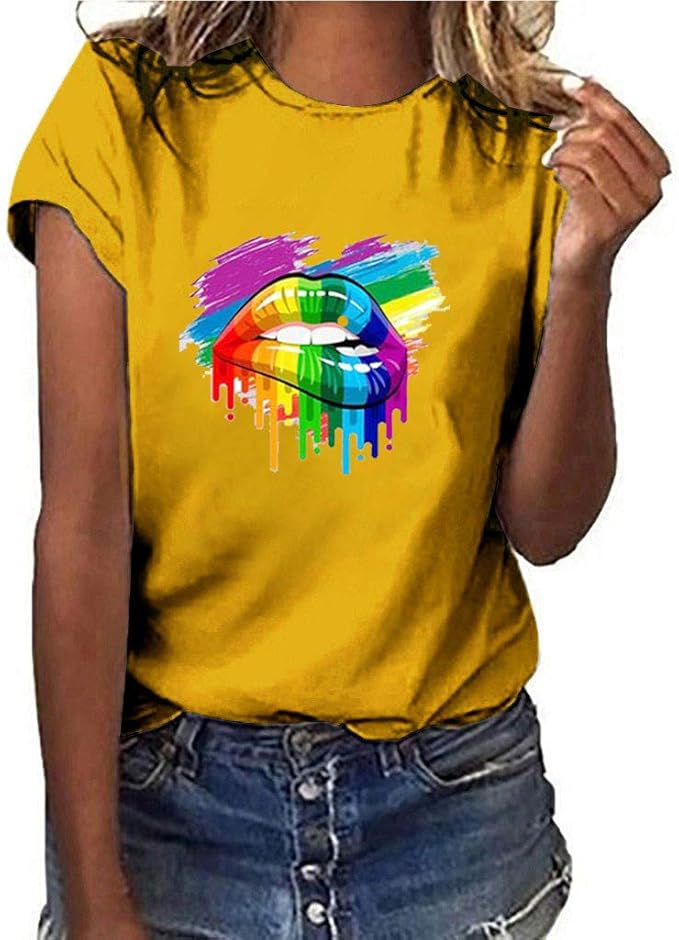Playera de manga corta Goodlock para mujer