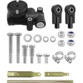 Cabin Height Control Valve Fit for Hadley H00600P Mack 20QE2373 F245563 | Height Leveling Control Valve Kit with 1/4 Inch NPT Ports
