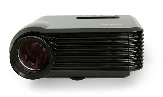 iDGLAX iDG-787 LCD LED Video Multi-media Mini Portable Projector 300 Lumens for Home Theater Movie Night Video Games HD Ready