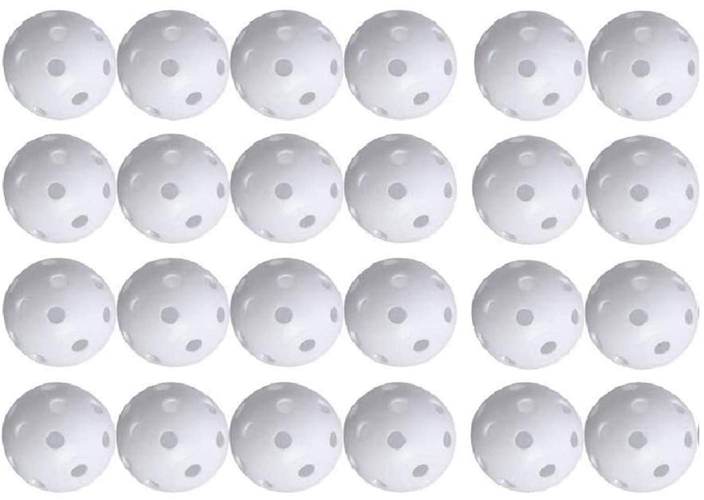 ProLeo Pack of 24 Air/Practice Balls Golf Balls for Practice and Training, for Driving Range, Swing Training, Indoor or Outdoor Use