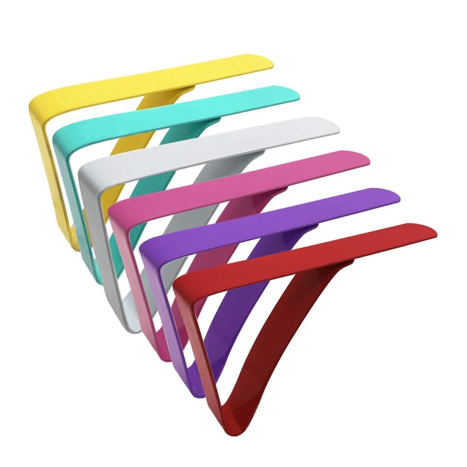 TRHDFW Color Tablecloth Clips, onePiece Tablecloth Clips, Tablecloth Clips, Hotel Banquet Table Clips, Tablecloth Holders, sixPiece Packs