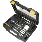 Mityvac MV5535 Digital Diesel Compression Test Kit Memorizes The Peak Compression Value for Each Cylinder up to 12 Cylinders, Powered by 9-Volt Battery, Black