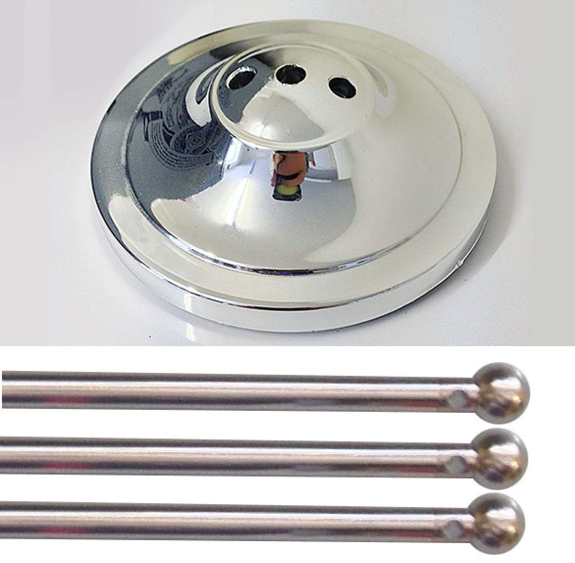 AZ FLAG - Table Flag Metal Pole and Base - 3 Holes and 3 Poles - base for Mini Desk Flag