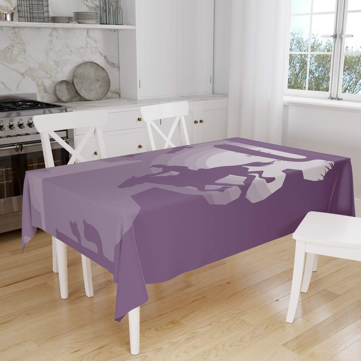 Bonamaison Kitchen Decoration, Tablecloth, 140cm x 160cm - Designed and Manufactured in Turkey