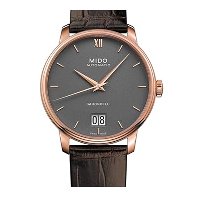 Mido Men's Baroncelli III Automatic Watch with Brown Ghana Ubuy
