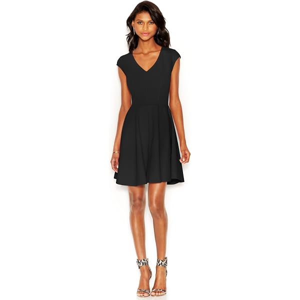 bcbgeneration black one shoulder dress BCBGeneration Black One Shoulder Ruffle Hem