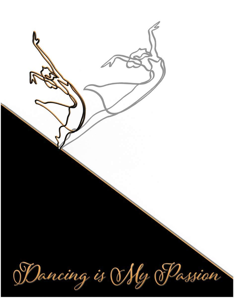 Dancing Is My Passion Fine Art 11x14 Unframed Wall Art Print Gift For Ballet And Dance Lovers Looks Great In A Dorm Girl Bedroom Or Game Room