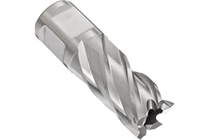 Jancy Slugger High Speed Steel Annular Cutter, Uncoated (Bright) Finish, 3/4" Annular Shank, 1" Depth, 34 mm Diameter