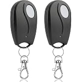 2 Replacement for Linear Megacode Garage Door Opener Remote or Gate ACT-31B | 318MHz with LD050 LDCO800、Keychain Design、Lightweight、Simple Programming、Long Range
