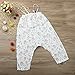 Franterd Baby Girls Straps Rompers, Kid Flower Print Jumpsuits Piece Pants Clothing (White, 2T)