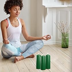Cone Top Pillar Candles by Bask - Set of 6-3" x