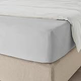 My home store Fitted Sheet 25 cm Deep Microfiber Grey Single to Super King view 7