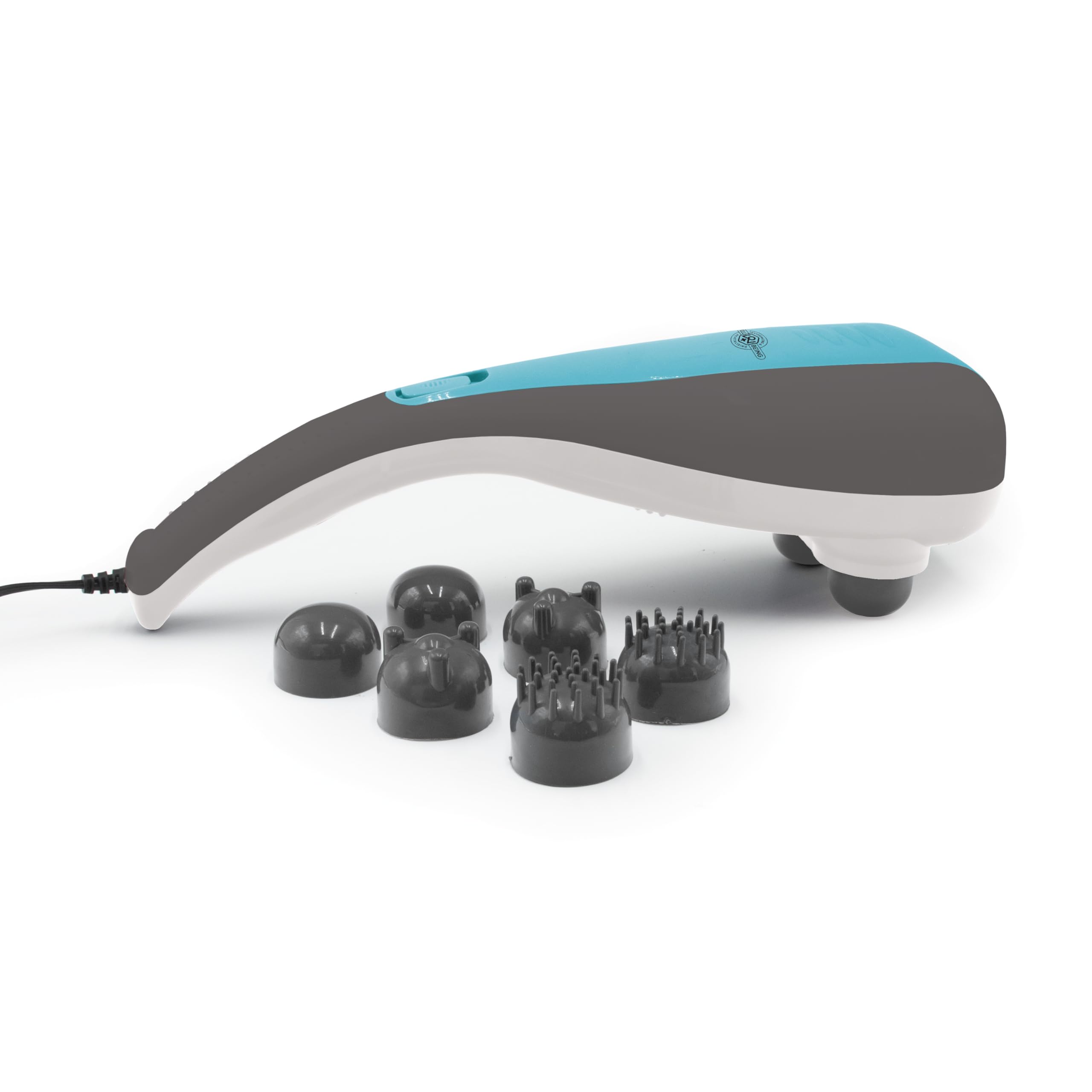 Well Being Percussion Massager Handheld UK Mains Power Deep Tissue Massage Tool