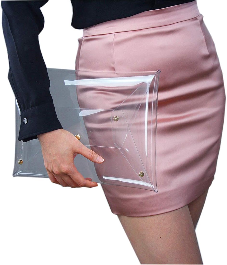 clear vinyl clutch