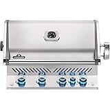Napoleon BIPRO500RBNSS-3 Built-in Prestige PRO RB Natural Gas Grill Head, 500 sq.in. + Infrared Infrared Rear Burner, Stainless Steel