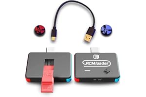 Upgraded RCM Loader One Switch Payloads Injector Tool Sets, Plug & Play to Boot into CFW for Switch, Built-in ReiNX, SX, and 
