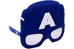 Sun-Staches Avengers Sunglasses | Hulk-Thor-Iron Man-Capt America | Official Marvel Costume Accessory | One Size Fits Most