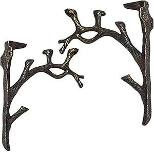 SAAQZ Soportes De Estante Vintage, Estantes De Tablero De ...