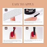 Beetles Gel Polish Bare Collection 16 Colours Nude Pink Brown Glitter 15ml view 7