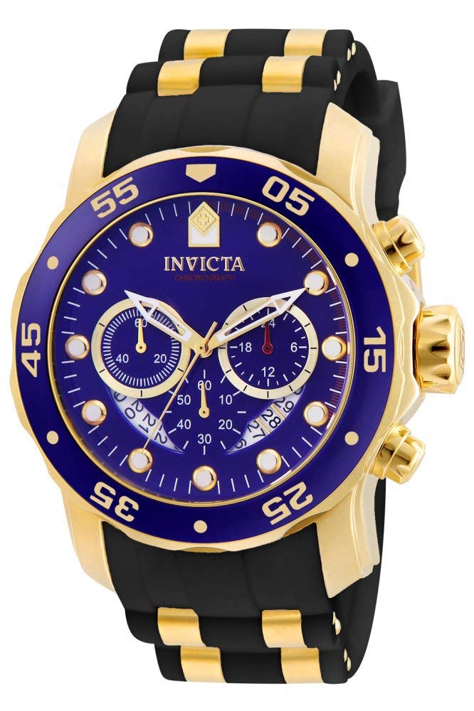 invicta pro diver scuba gold