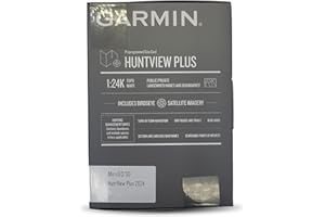 Garmin HuntView Maps 2024/2025 – Preloaded microSD Card with 24K Topographic Maps, Public & Private Landowner Data, Hunting Zones & Trails – Compatible Garmin Handheld GPS (South Carolina)