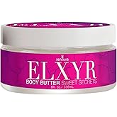 sensuva ELXYR Body Butter | Sweet Secrets | Hydrating & Moisturizing Skincare for Very Dry Skin | Shea Butter & Vitamin E | 8 oz.
