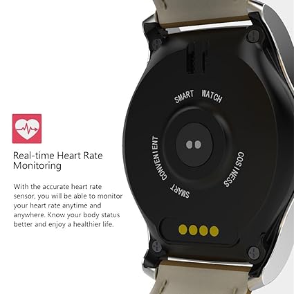 Nuevo KW28 Fashion Round Gear Smart Watch Monitor de ...