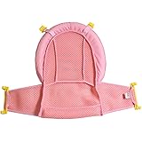 Qiiueen Filet de soutien pour siège de bain pour bébé, avec quatre coins de soutien de sécurité, sangle de baignoire, filet d