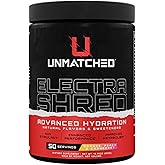 Unmatched Electrashred Advanced Hydration Formula | Non Stim Electrolyte Powder | Enhanced Performance | Natural Flavors & Sweeteners | 50 Servings (Orange Peach Cranberry)