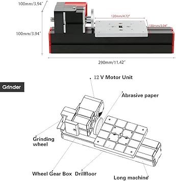 KKmoon INY4704976845541VE Metal Lathe product image 5