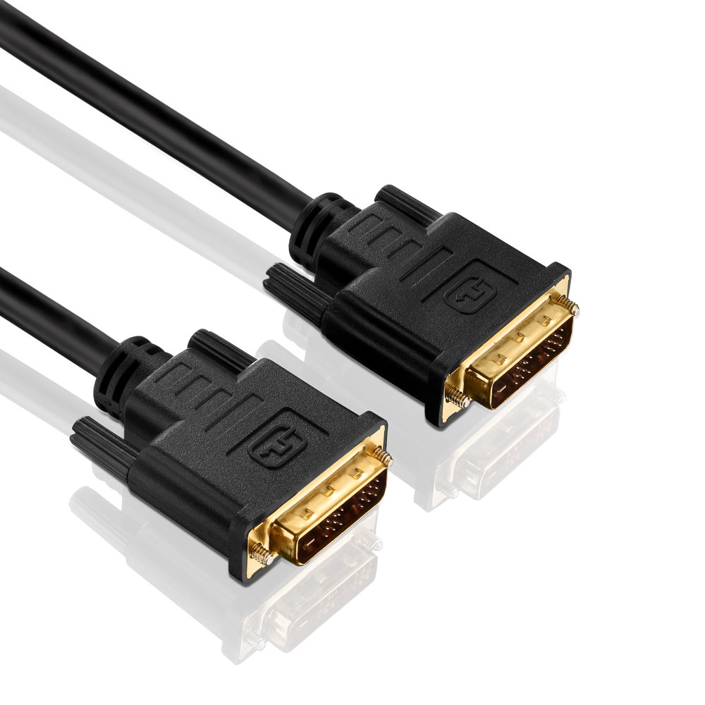 PureLink PureInstall Series DVI Cable Single Link with 24-Carat Gold Plated Precision Contact Pins 1600 x 1200 / 1920 x 1200. 18+1-Pin DVI-D male to 18+1-Pin DVI-D male. High-purity OFC copper conductor. Triple shielded 100 % tested for use in professional AV environments.