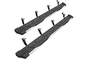 COMNOVA 6.5 Inches Side Steps Running Boards Compatible with 2022-2025 Toyota Tundra CrewMax Cab. Rock Sliders Truck Side Ste