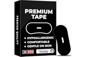 ZXNZX Transparent White Tape 30 Pcs - Hypoallergenic Tape for Sensitive Skin, Painless Removal, Breathable Comfortable to Exercise