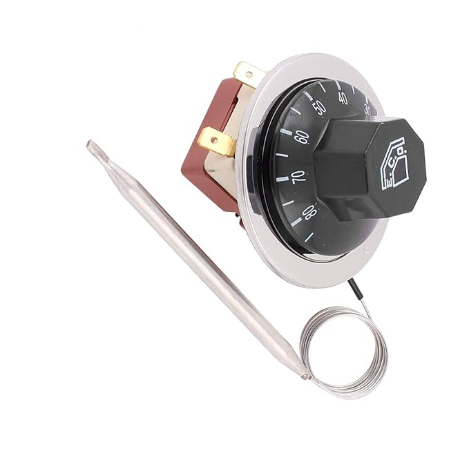 Aexit NC (Control electrical) Adjustable Temp Control Switch Thermostat
