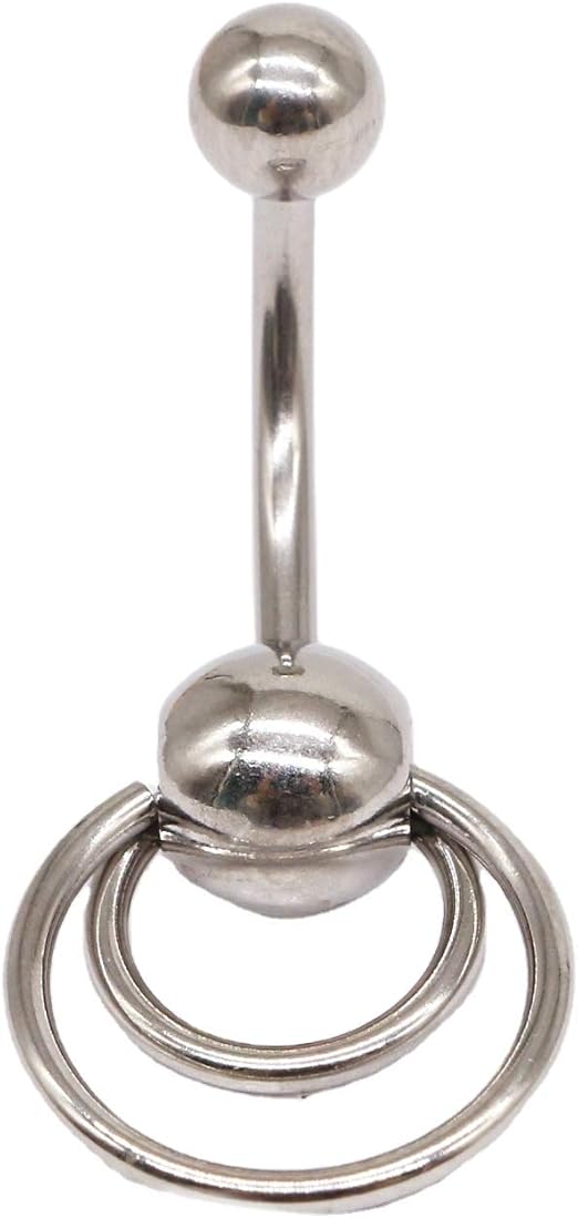 TOOLSSIDE Surgical Steel Vertical Hood Piercing Vch Jewelry Genital Piercing for Women