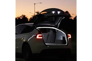 TPARTS Trunk LED Light Strip for Tesla Model Y (Including New Model Y Juniper 2025+), Silicone Waterproof Intelligent Dual-Color Switchable Interior Lighting Warm & Cool White (3000K&6000K)