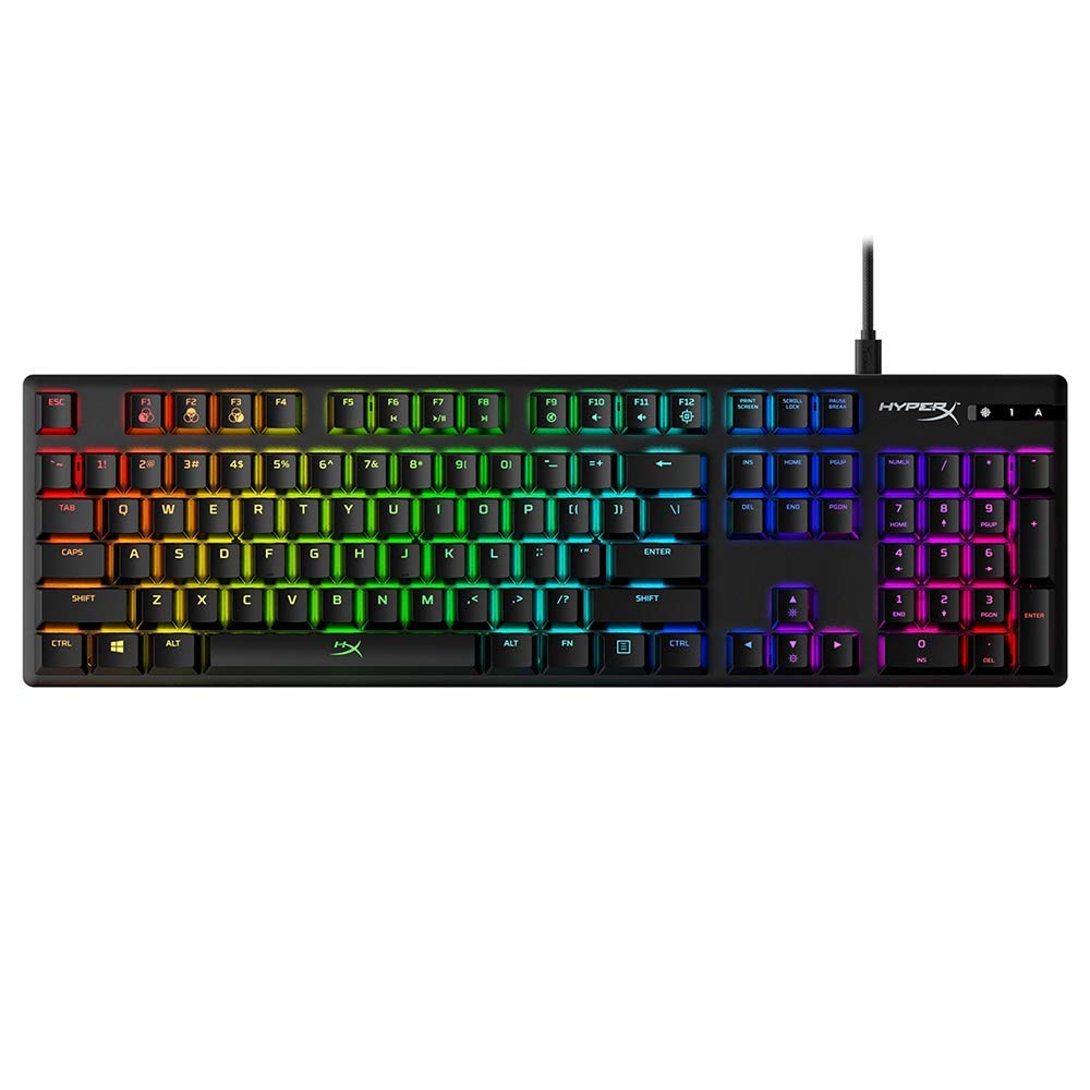 hyperx alloy origins - mechanical gaming keyboard - software-controlled light & macro customization