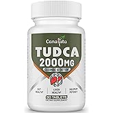 Canarata TUDCA Liver Supplements 2000mg - Strong Bile Salts Support Liver Detox & Cleanse - Liver and Gallbladder Health Formula-Easy to Swallow Tablets-30 Days Supply
