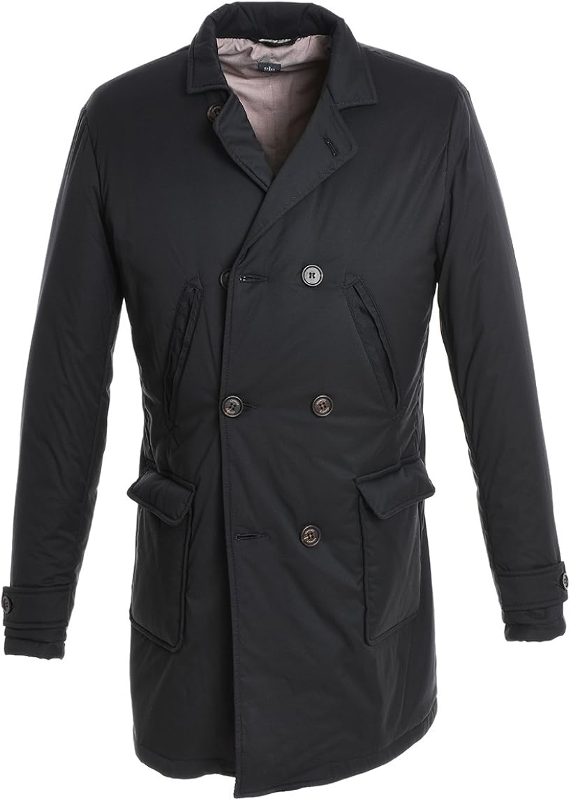 Eleventy Men's 979SP0004SPO1800211 Blue Wool Down Jacket at Amazon Men