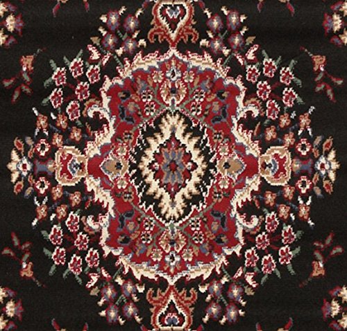 Home Dynamix Premium Sakarya Traditional Rectangle Area Rug - Black/Red (7'8" x 10'7")