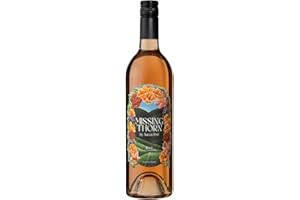 Missing Thorn Rosé Alcohol-Removed Zinfandel Wine by Aaron Pott - Sip Clean Non-alcoholic Wine with Berries and Blood Orange Notes – Low Sugar, Vegan, Gluten -Free, 20 Calories per 5 oz.