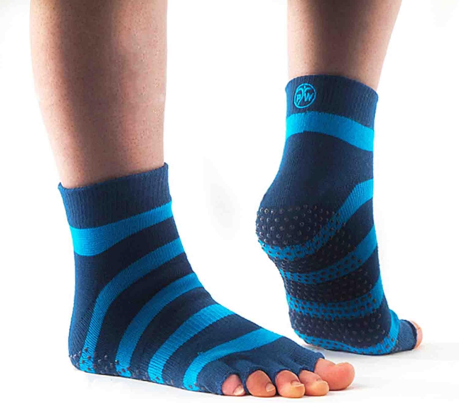 PhysioWorld Socken Yoga/Pilates/Übung Sport Fingerlose Rutschfeste
