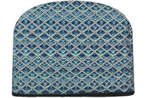 BLUE MOON FINE TEAS Blue Moon Tea Cozy - Blue Empire Tea Cozy - Large Double Insulated Teapot Tea Cozy - Made in The USA