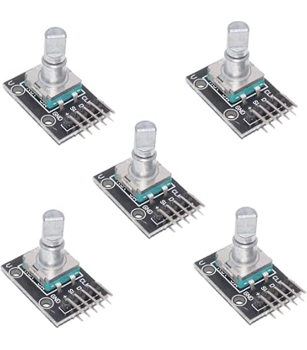 KY-040 Rotary Encoder Module – Draaisensor Met Knop, Compatibel Met Arduino, AVR, PIC (5V)