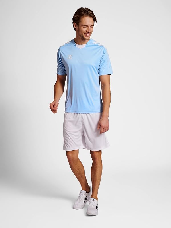 Herren Hmlcore Xk Poly Jersey S/S T-Shirt, Blau, M EU