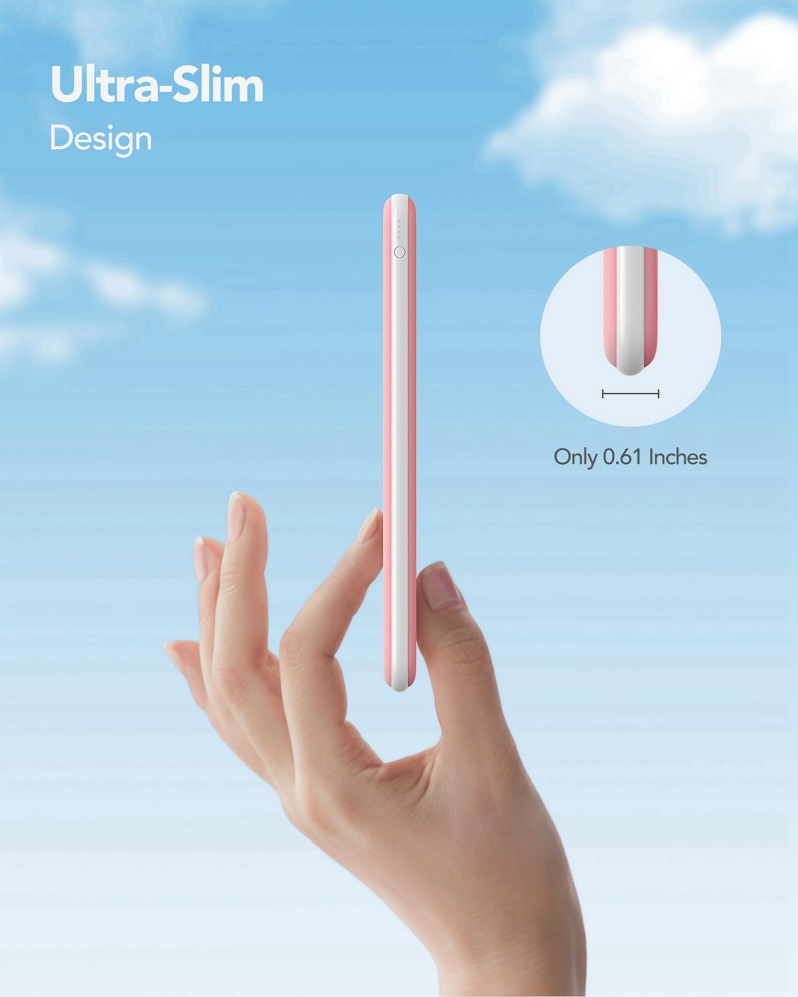 Charmast Power Bank, Slim Powerbank 26800mAh mit 4 Ausgängen & 3 Eingänge, USB C In & Out Externe Handyakkus Kompatibel mit iPhone 17/16/15/14/13/12 Pro Max Plus iPad Samsung Ultra Switch Tablet 2