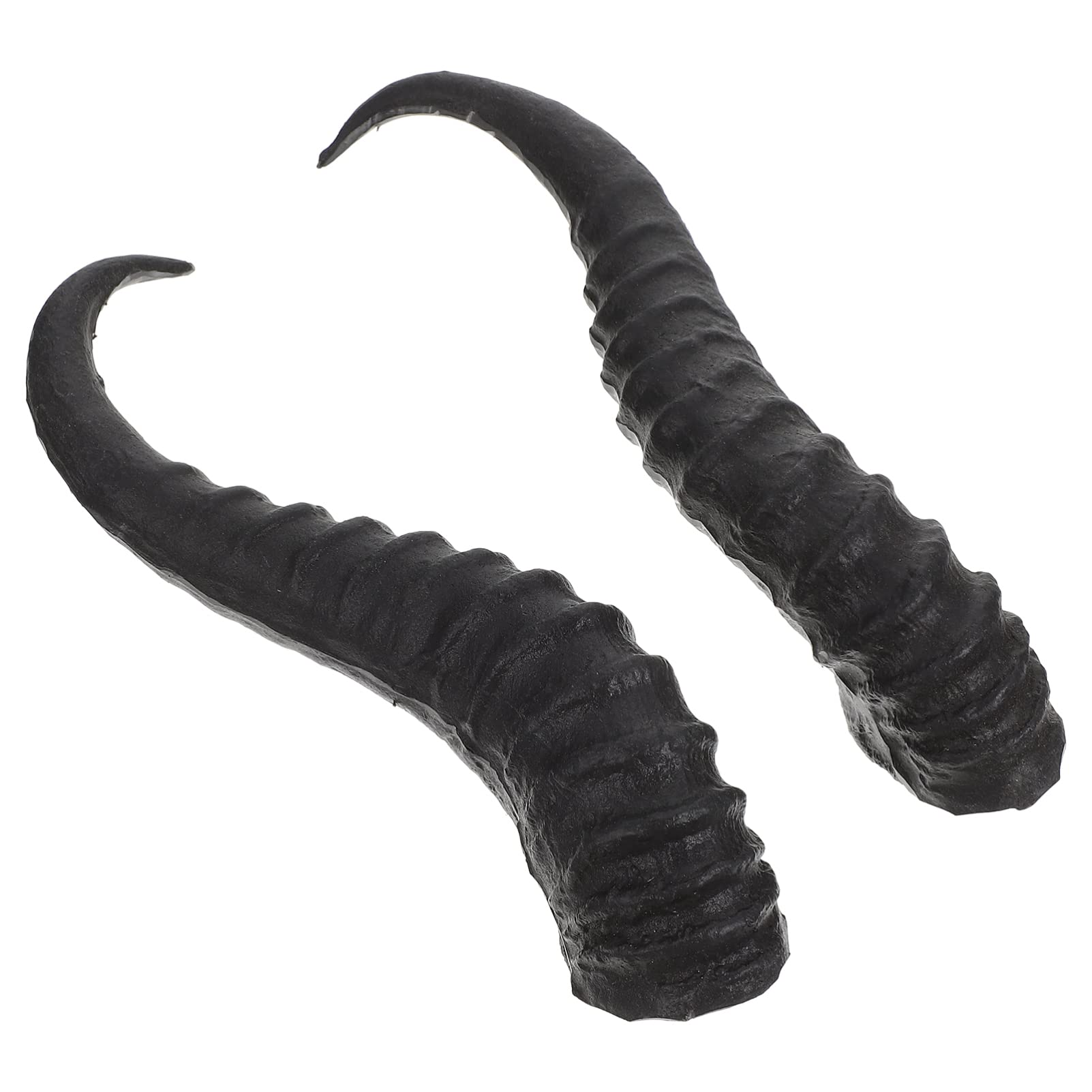 Healifty Antlers 1 Pair Artificial Sheep Cosplay Accessories for Halloween Party Simulated Head Decorations for DIY Crafts